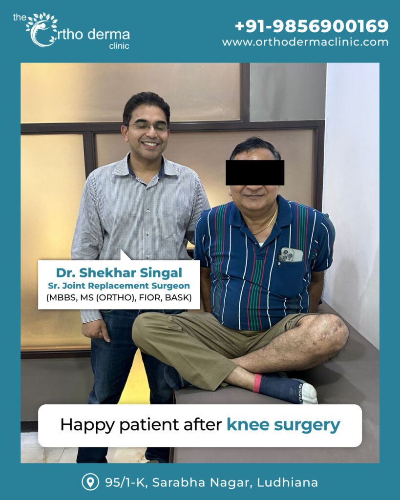 Knee Replacement Surgery Ludhiana | Orthoderma Clinic