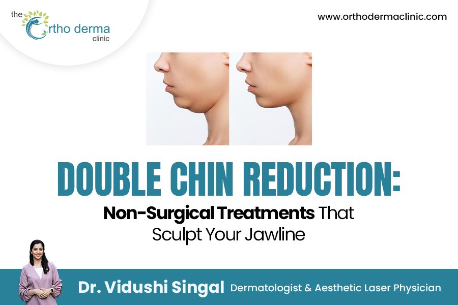 Double Chin Removal Without Surgery – Sculpted Jawline Treatment